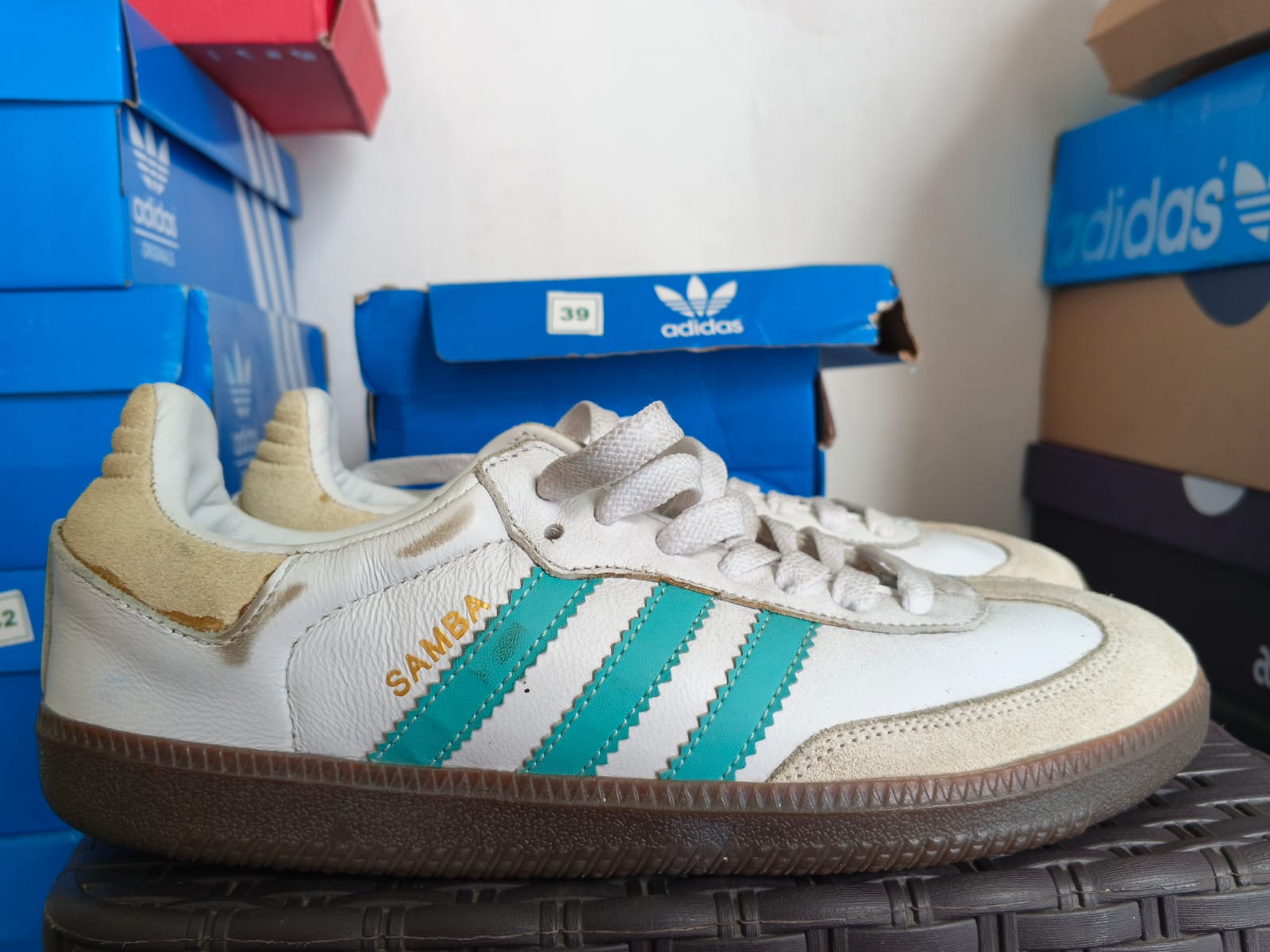 Adidas Samba Putih Size 39